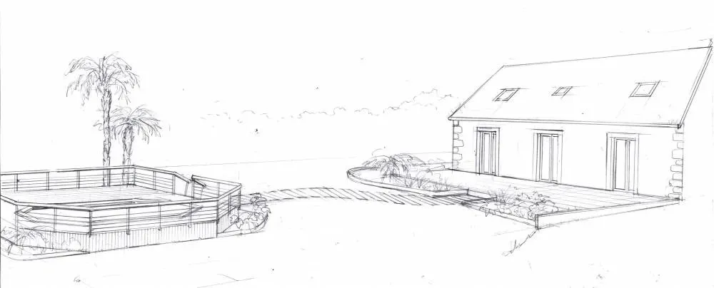 nos realisations amenagements exterieurs pergolas portail motorise car pot cloture et portail portillon et terrasse (2)