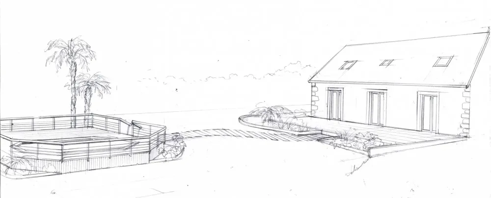 nos realisations amenagements exterieurs pergolas portail motorise car pot cloture et portail portillon et terrasse (34)